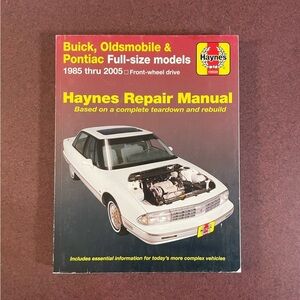 HAYNES manual 19020 Buick, Oldsmobile &
Pontiac Full-size models 1985-2005
